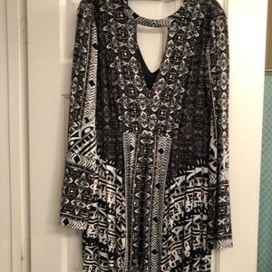 Black and white dress